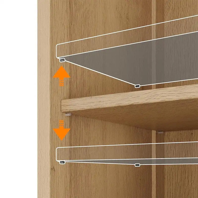 Meuble de rangement en rotin avec tiroir - 35,4L x 11,8P x 31,5H