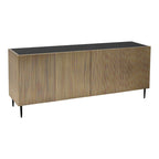 Buffet 2 portes avec accents de ton laiton