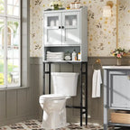 Meuble de rangement WC avec porte, 171 cm H x 59 cm L x 20 cm P