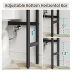 Meuble de rangement WC avec porte, 171 cm H x 59 cm L x 20 cm P