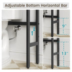 Meuble de rangement WC avec porte, 171 cm H x 59 cm L x 20 cm P