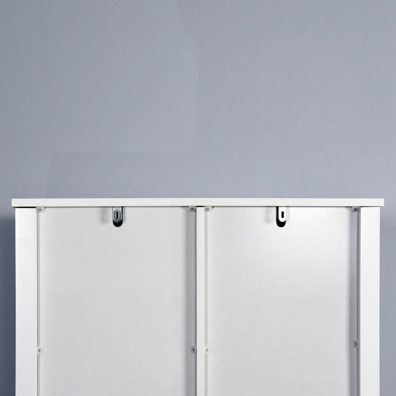 Meuble de rangement de salle de bain sur toilettes avec étagères réglables