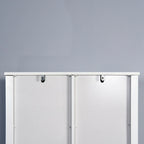 Meuble de rangement de salle de bain sur toilettes avec étagères réglables