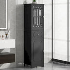 Meuble de salle de bain autoportant avec tiroir et portes